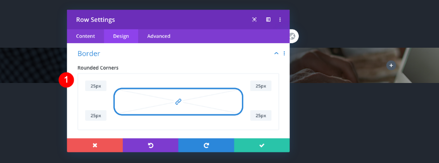 daftar navigasi portofolio yang dapat digulir