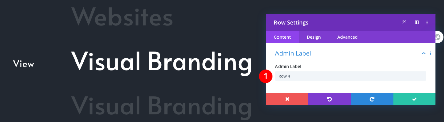 daftar navigasi portofolio yang dapat digulir