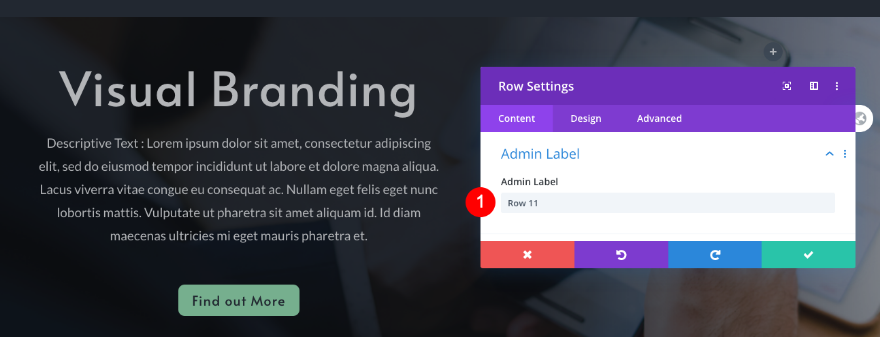 daftar navigasi portofolio yang dapat digulir