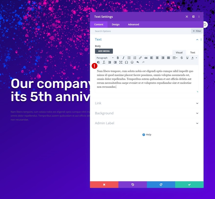 スパッタアニメーション