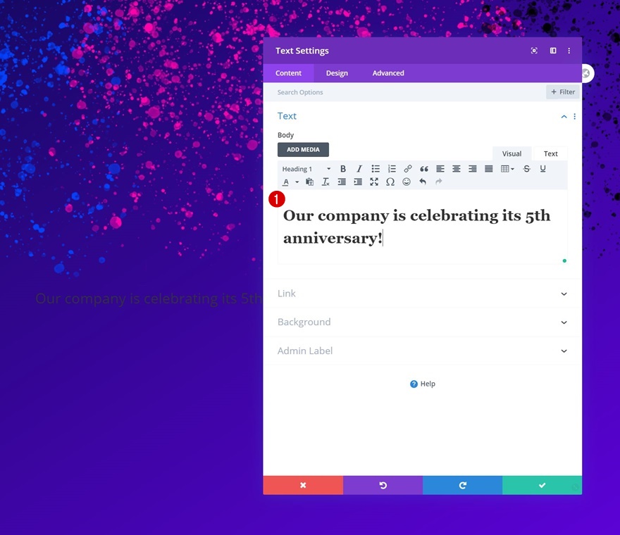 スパッタアニメーション