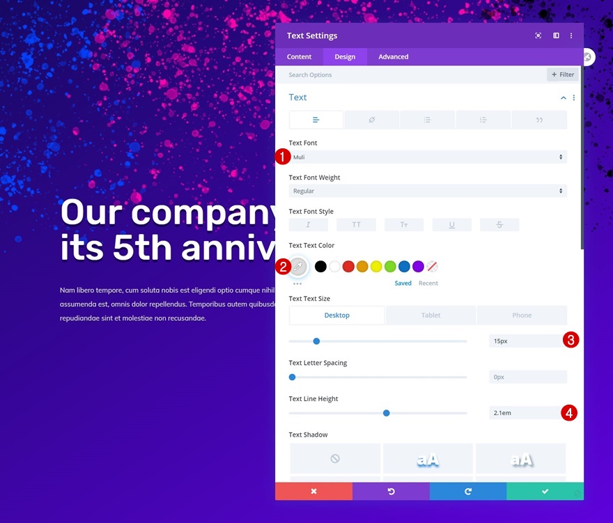 スパッタアニメーション