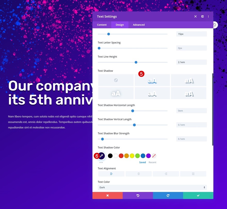 スパッタアニメーション