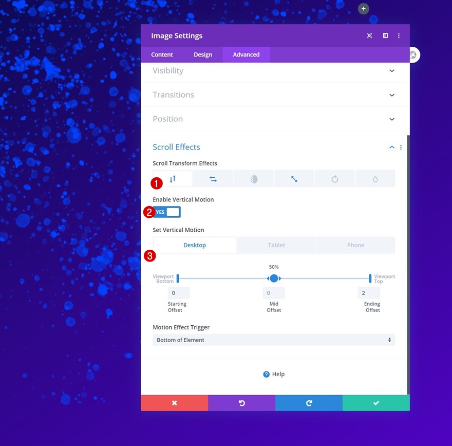 スパッタアニメーション