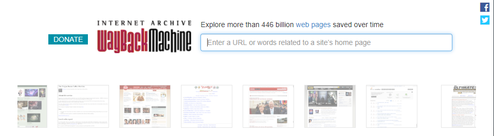 Wayback Makinesi aracı.