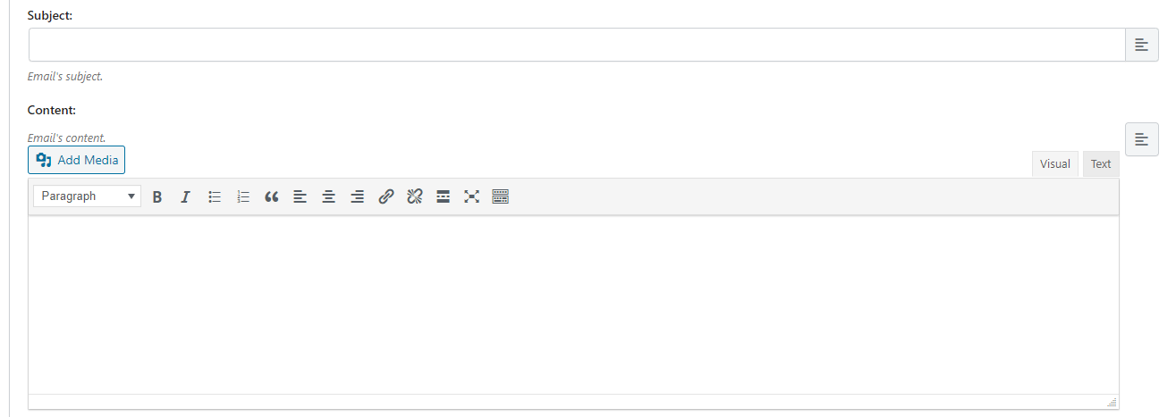 이메일 편집기.