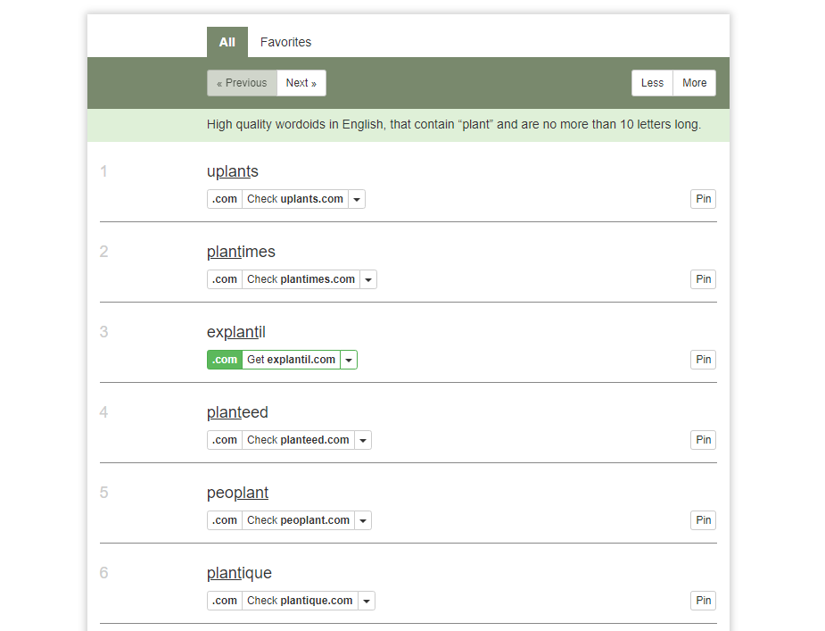 Wordoid 的结果屏幕。