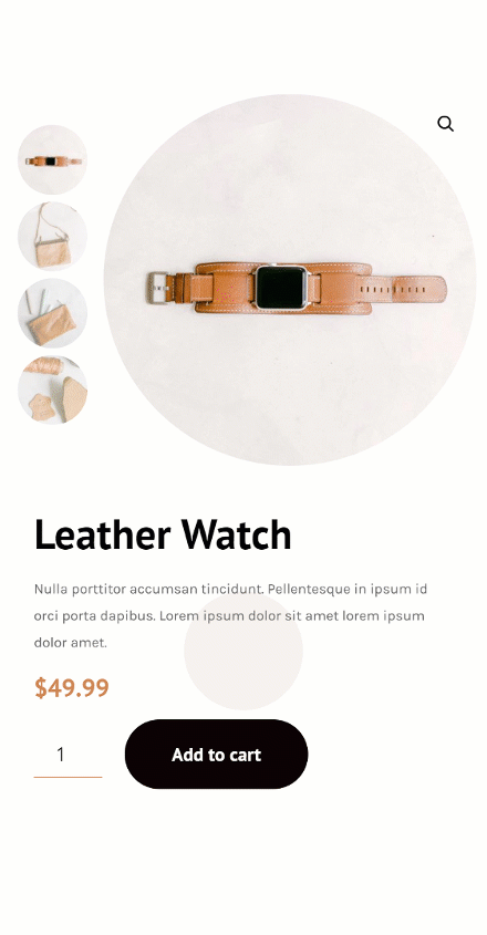 수직 스택 우 갤러리 이미지