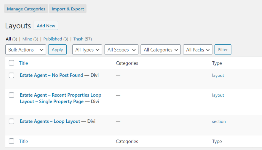 免费的 Divi 机器布局包