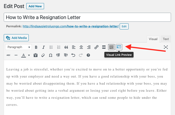 Görsel Bağlantı Önizlemesi