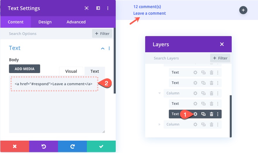 divi 동적 게시물 정보 표시줄