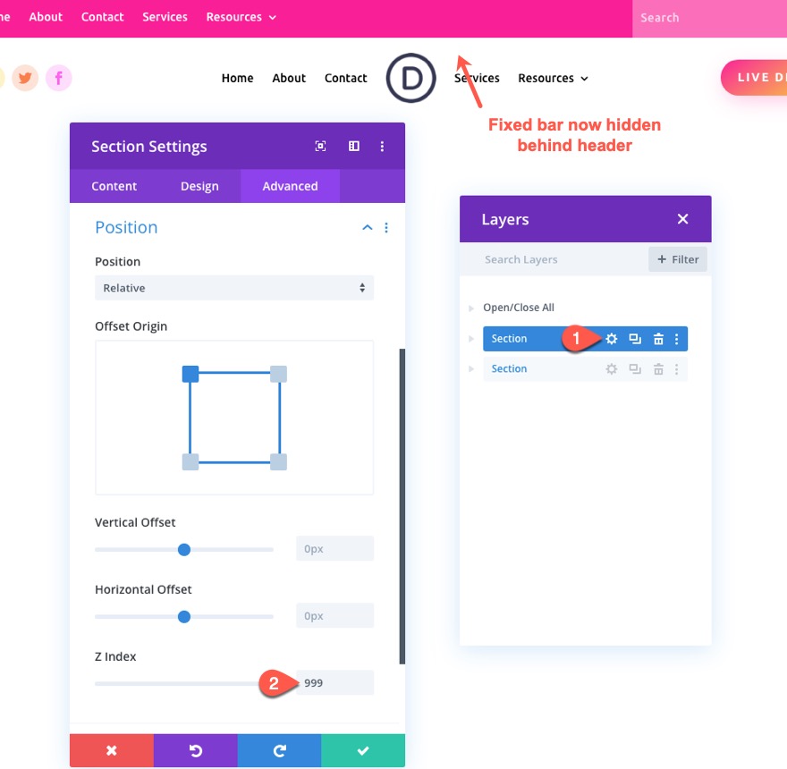 divi 동적 게시물 정보 표시줄