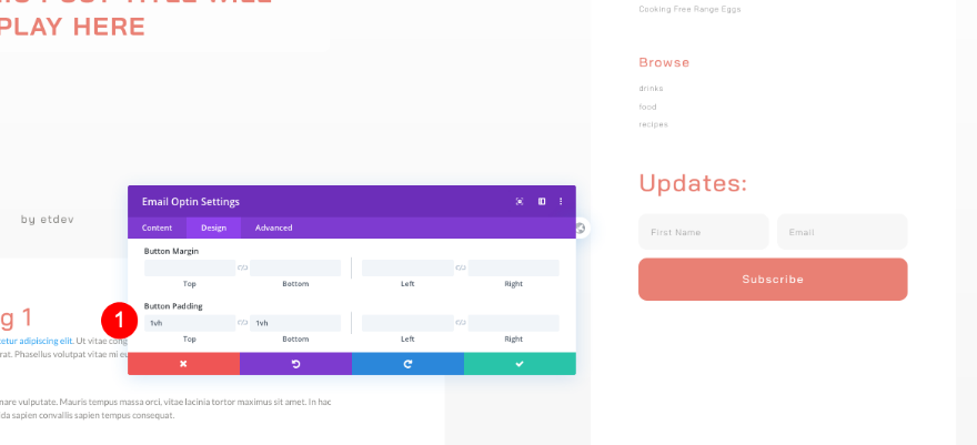 固定サイドバー