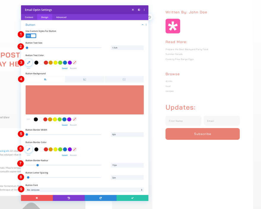 固定サイドバー
