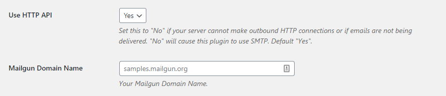 WordPressで動作するようにMailgunを構成します。