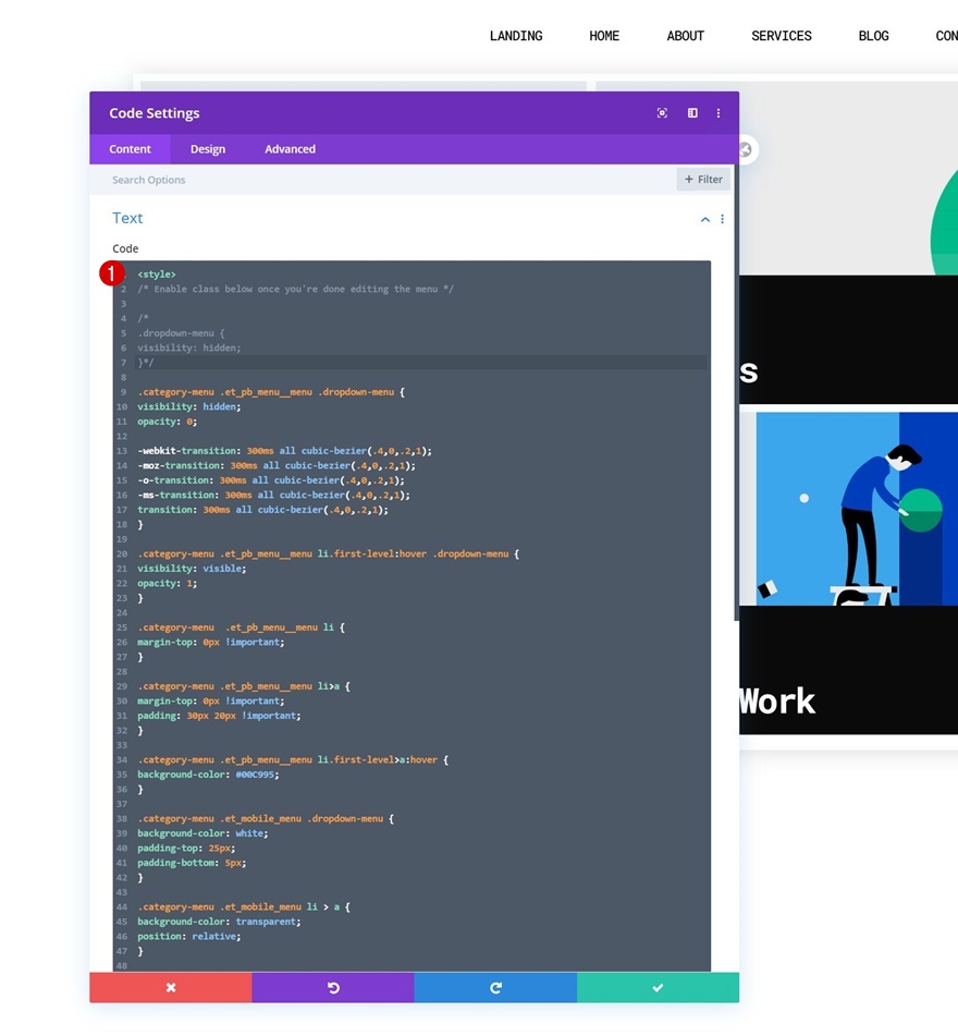 açılır gönderi kategorileri
