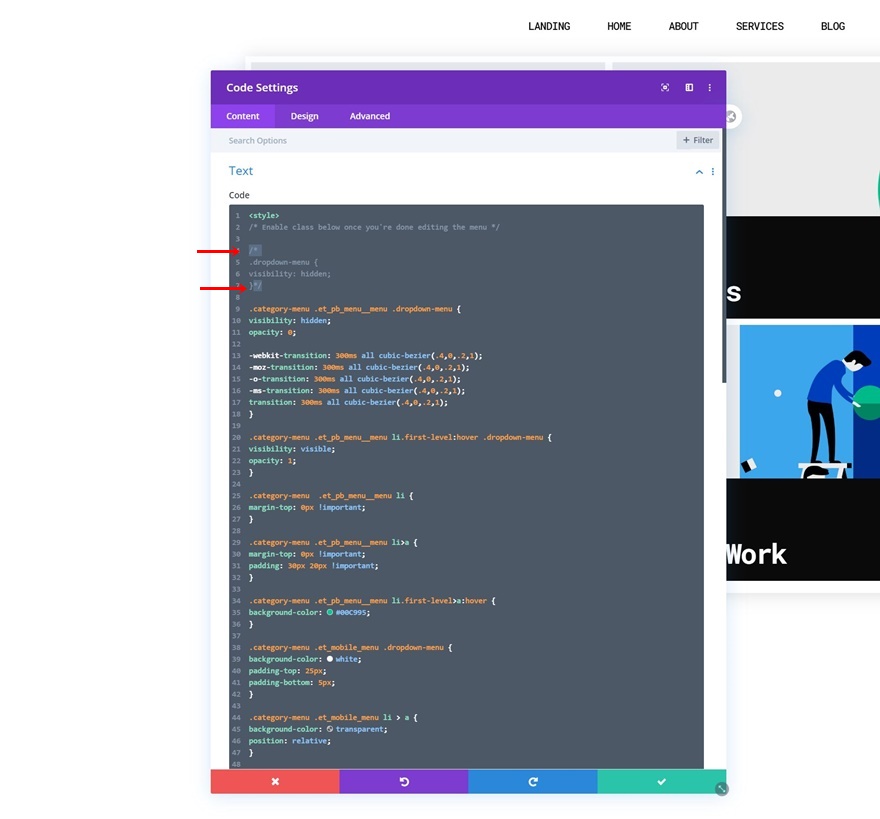 açılır gönderi kategorileri