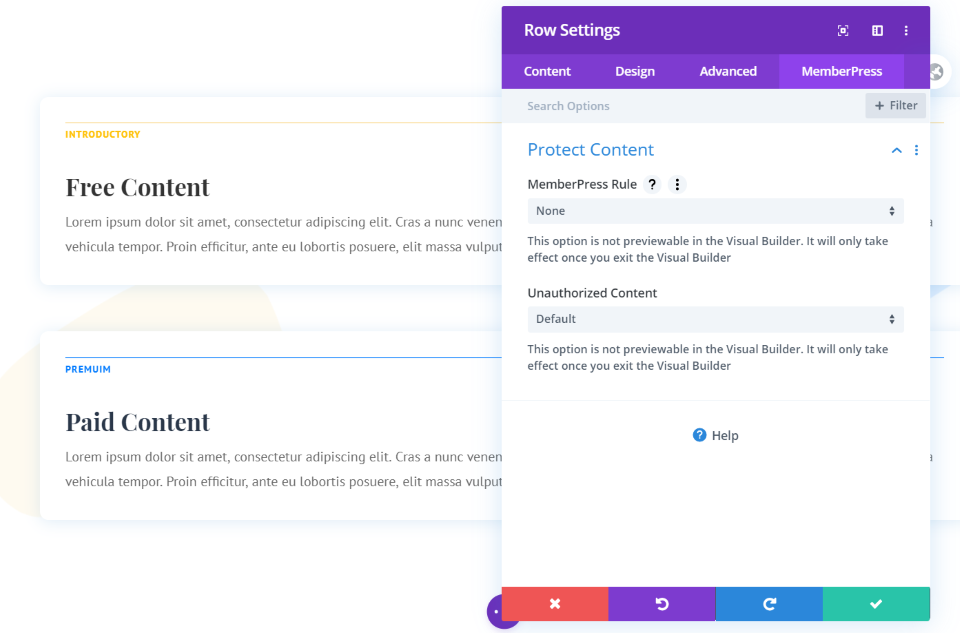 MemberPressDiviアドオン