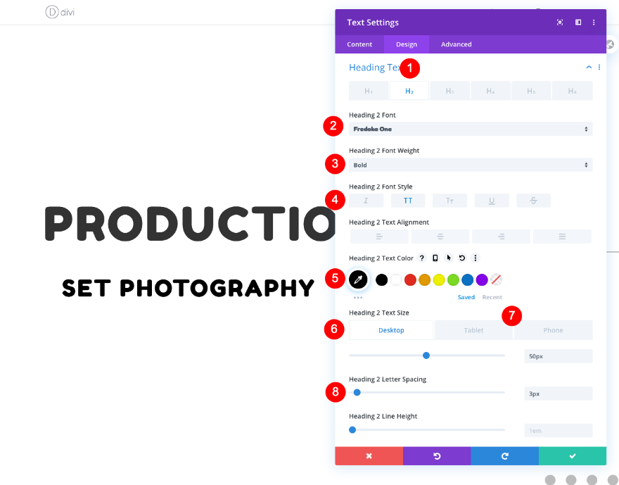 スクロール時に変化するテキストと画像
