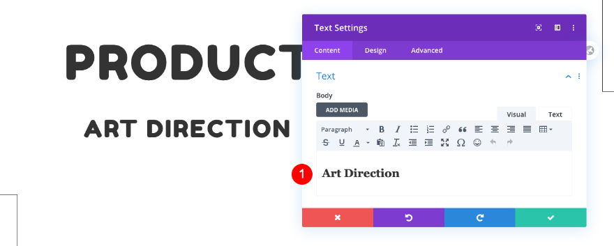 スクロール時に変化するテキストと画像