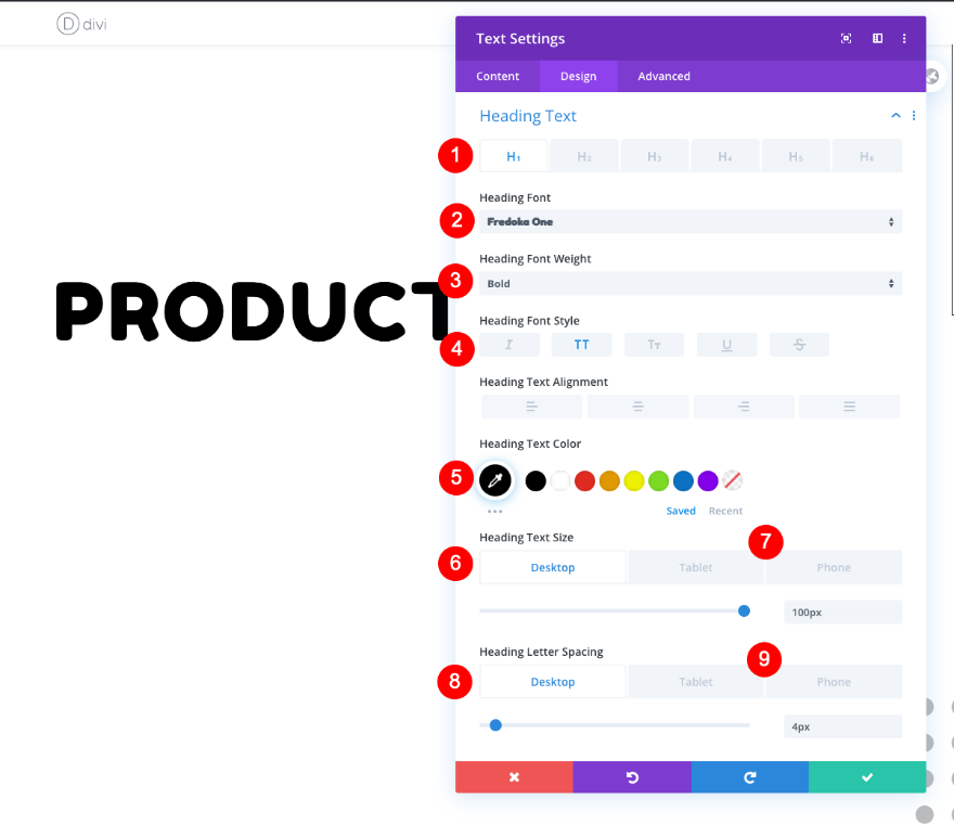 スクロール時に変化するテキストと画像
