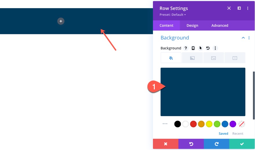 Divi анимированный эффект прокрутки часов