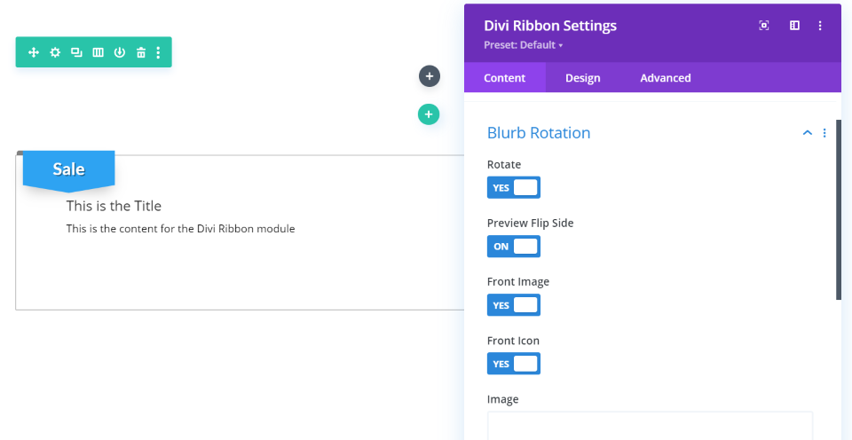Rotation de la présentation