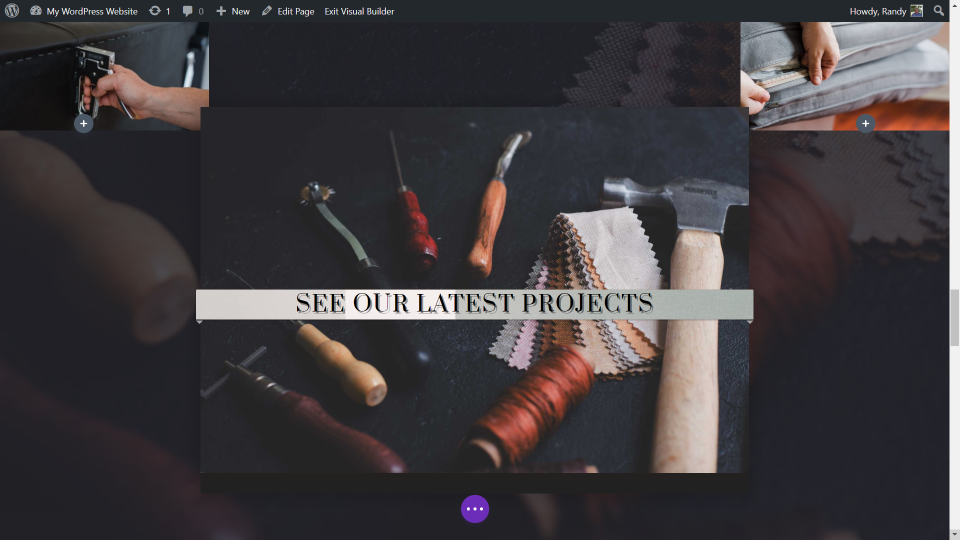 Ruban des derniers projets