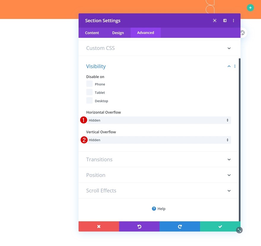 Spalte Kontaktformular