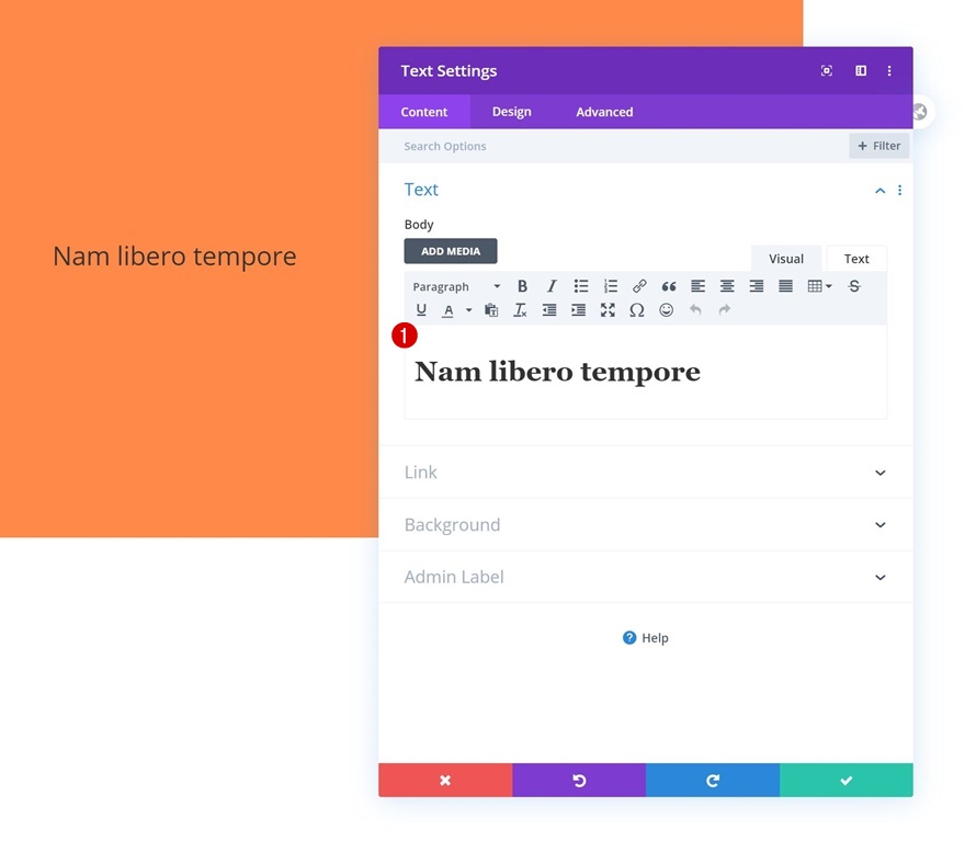 Spalte Kontaktformular
