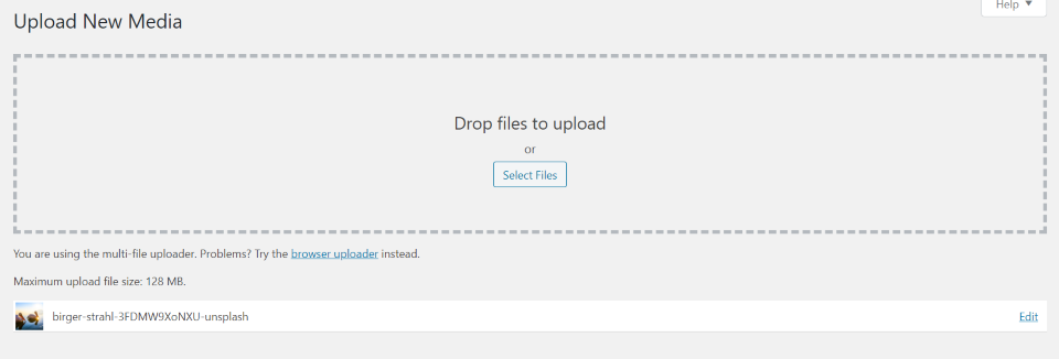 在沒有插件的情況下使用 Unsplash 圖像
