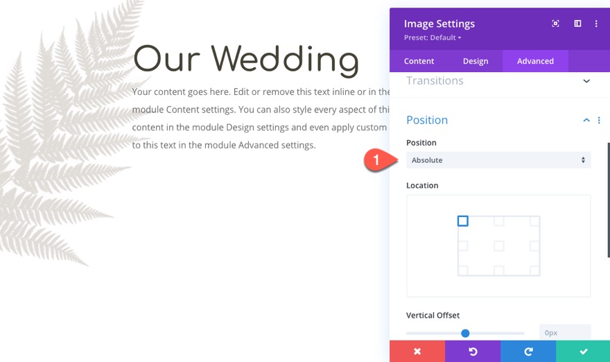 ombres d'images en mouvement divi