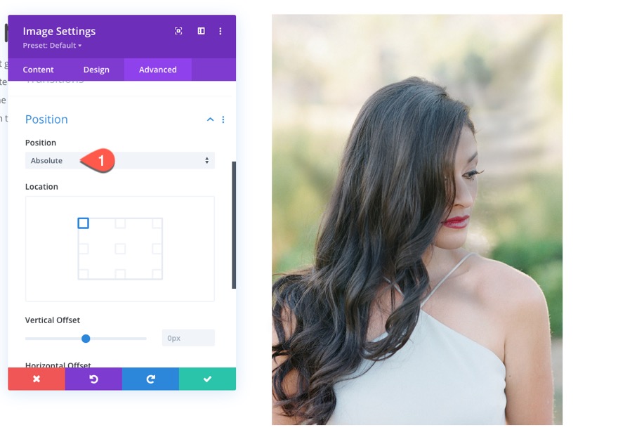 ombres d'images en mouvement divi