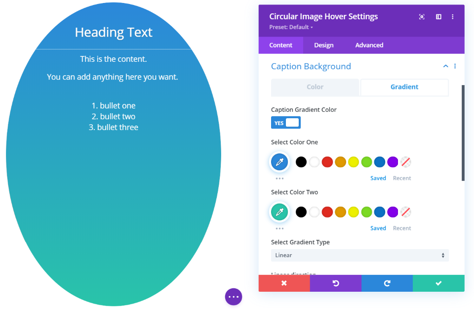 Survol d'image circulaire