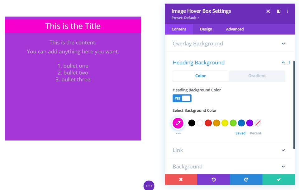 Boîte de survol d'image