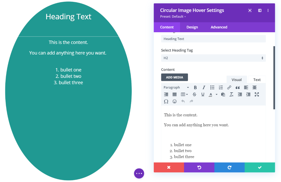 Survol d'image circulaire