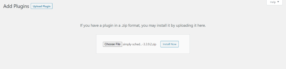 Installation de Simply Schedule Rendez-vous