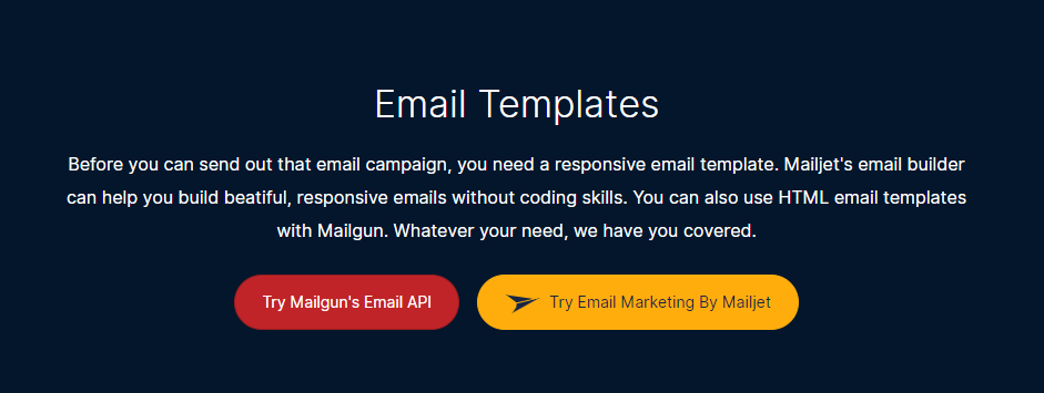 Intégration Mailjet de Mailgun.