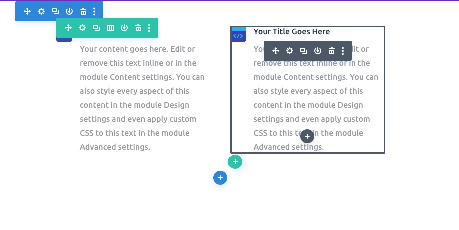 globalne ustawienia wstępne z blokiem układu divi
