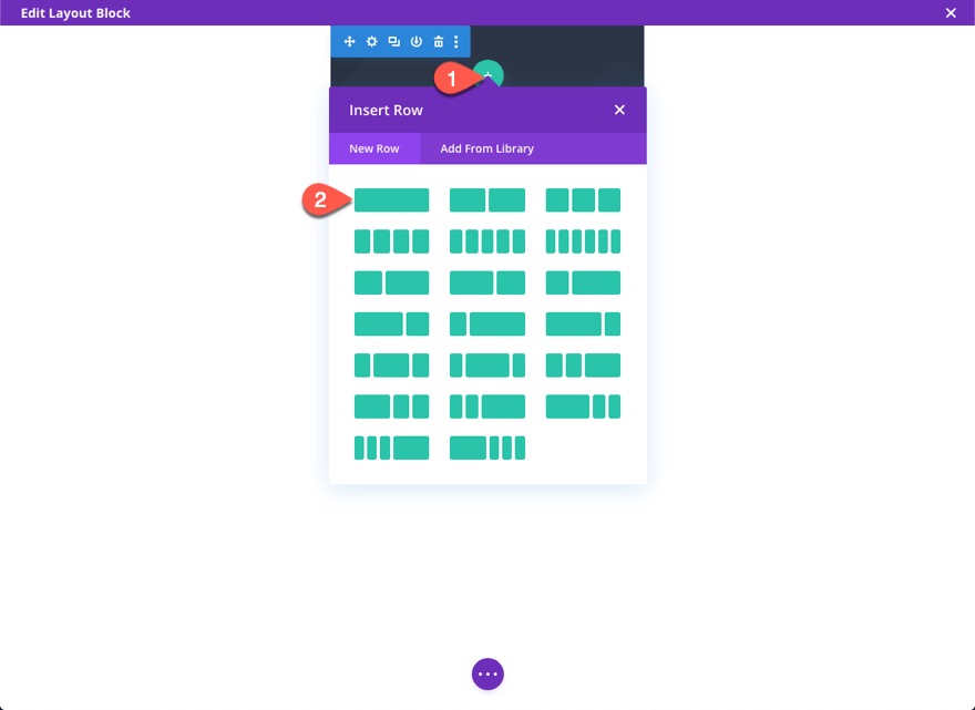 globalne ustawienia wstępne z blokiem układu divi