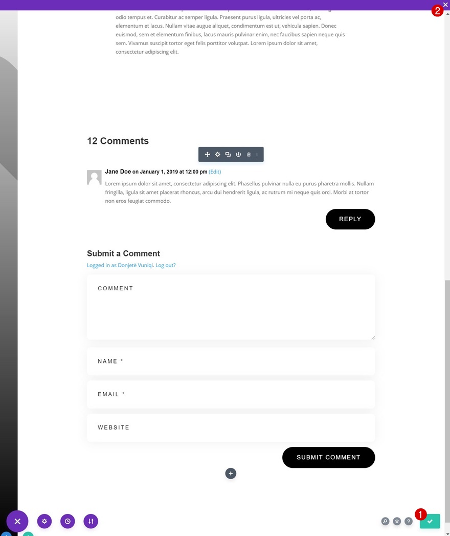 bölünmüş ekran blog yazısı şablonu