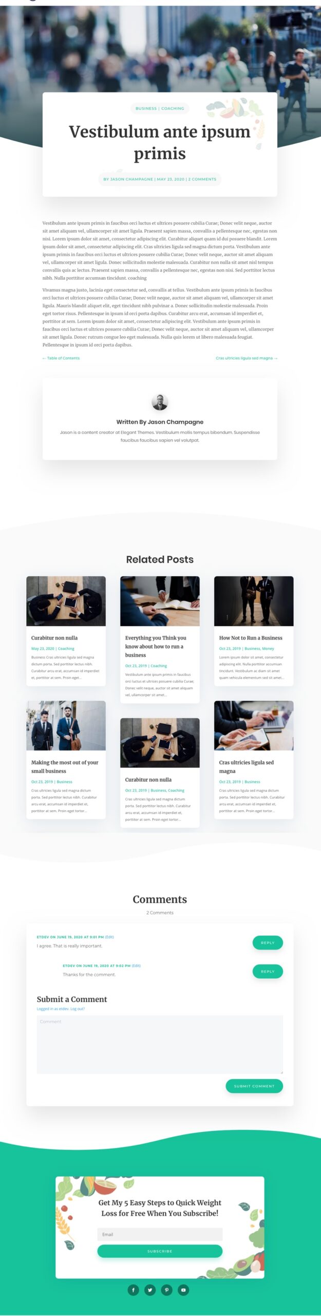 Divi ile içerik pazarlama hunisi