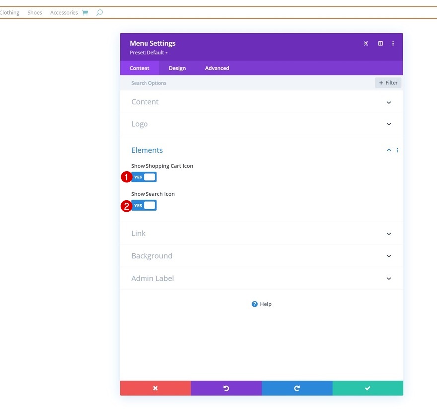 e-ticaret mega menüsü