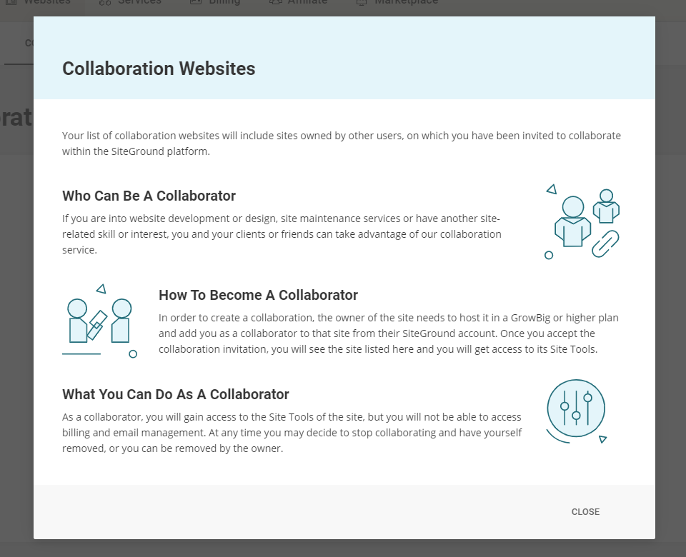 サイトグラウンドの協力者