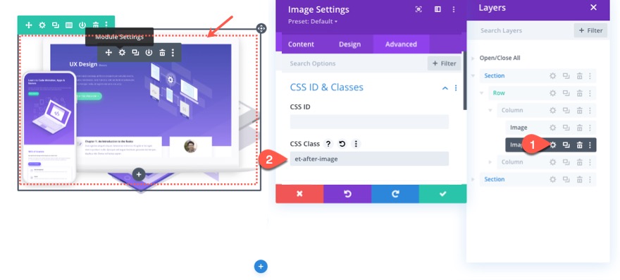 diviでクリックまたはホバーすると、複数の要素のスタイルを変更できます