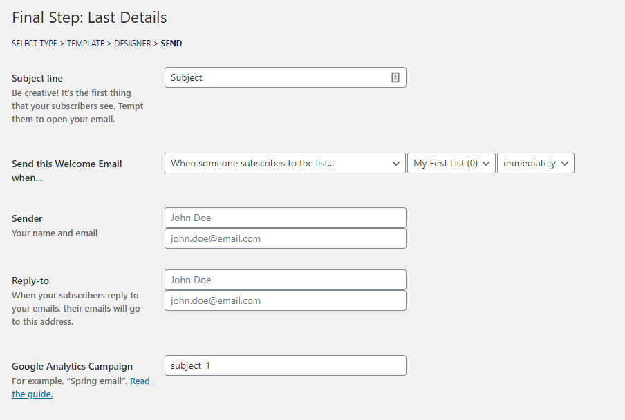 مراجعة إعدادات بريدك الإلكتروني.