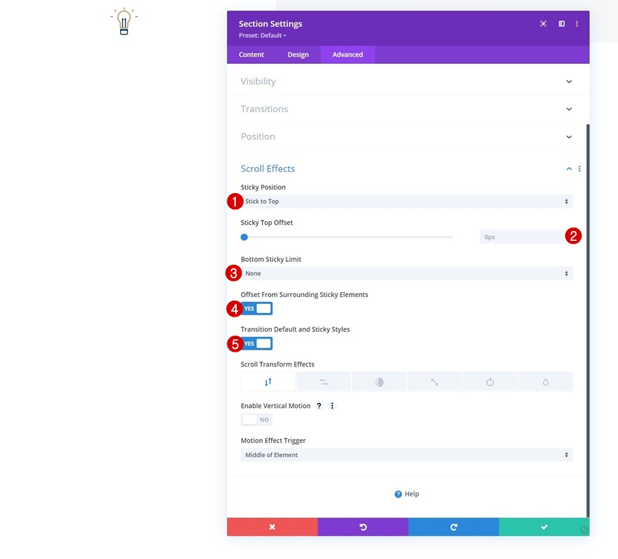 липкий заголовок