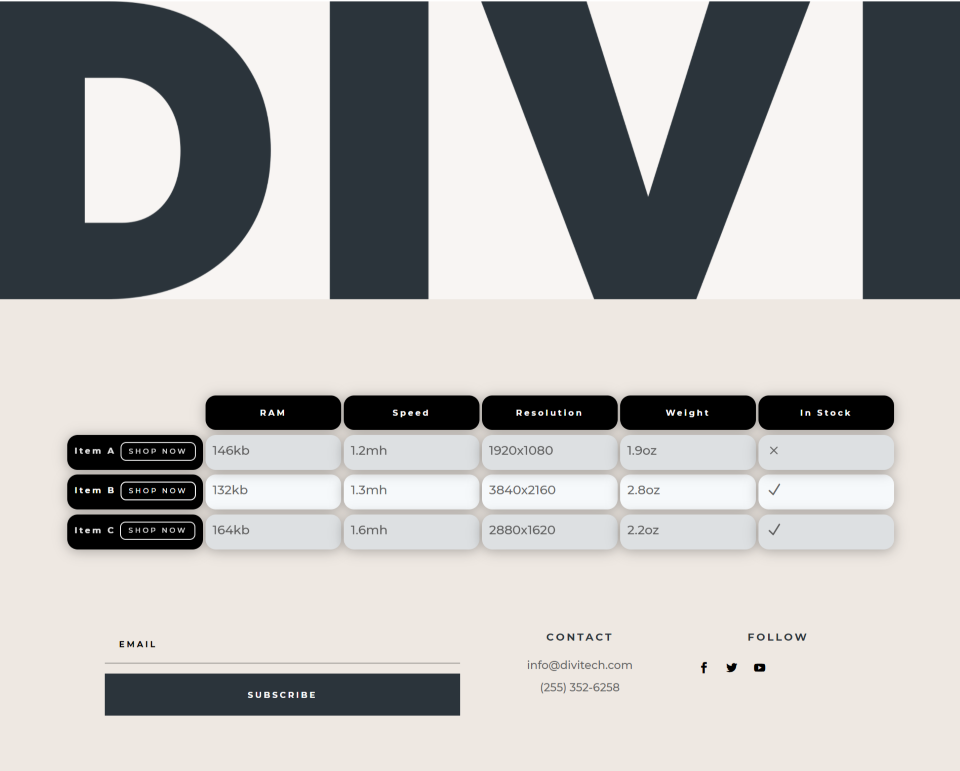 테이블 메이커 예