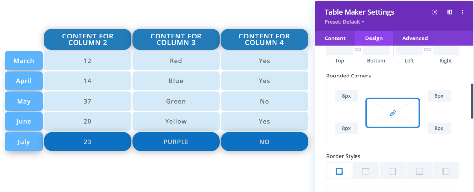 머리글 및 바닥글 스타일 지정