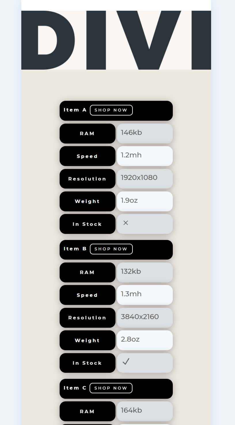 테이블 메이커 예